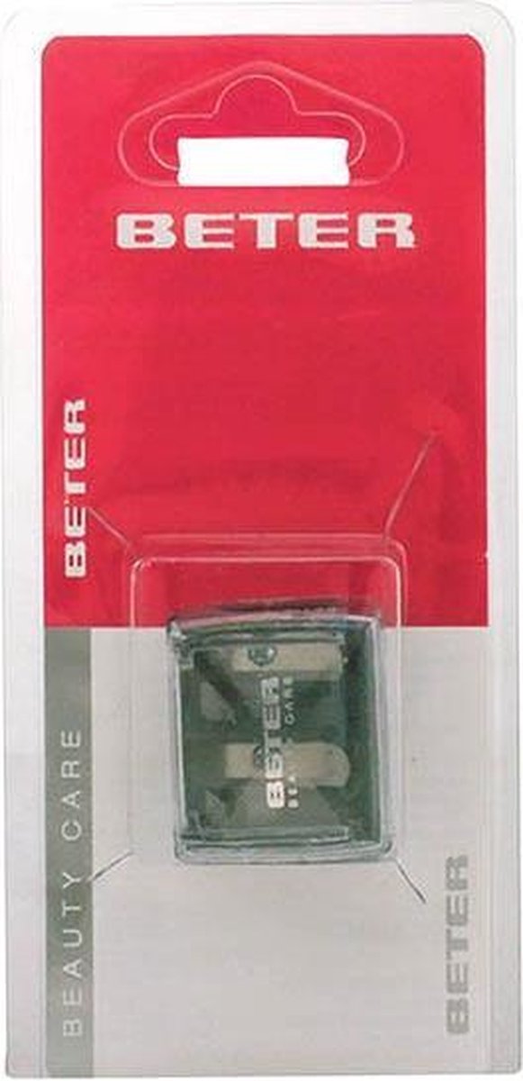 Beter - Doppelbleistiftspitzer für Kosmetik 8 12 mm 1 Stück - Unisex