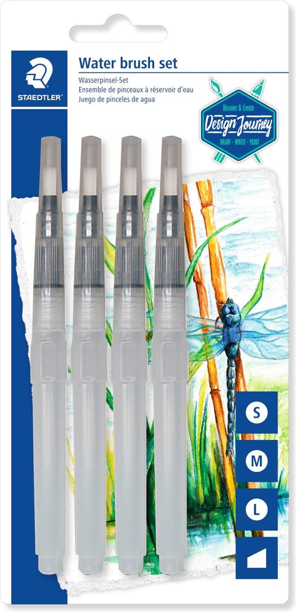 Staedtler Design Journey – Wasserpinsel – 4 Größen