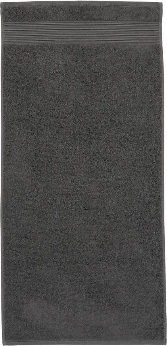 Bettwäschehaus transparent – Baumwolle – Handtuch – 50 x 100 cm – Anthrazit
