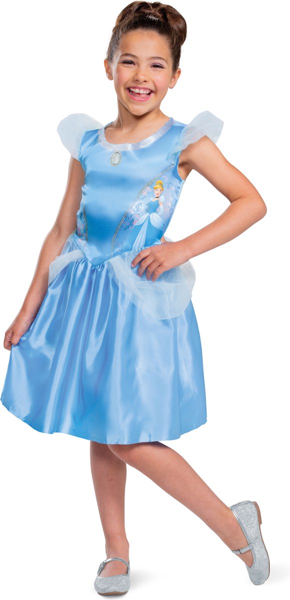 Disney-Prinzessin-Verkleidung – Aschenputtel, Aschenputtel, Größe XS (3–4 Jahre), Mädchen