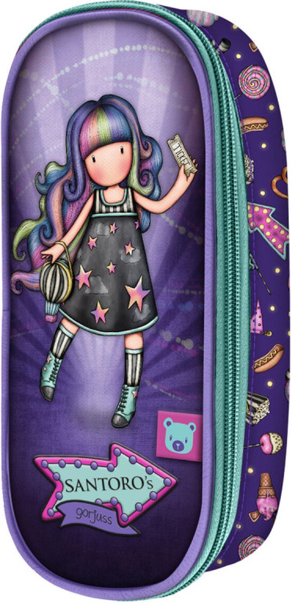 Gorjuss Schulmäppchen Up and Away Lila (10 x 23 x 6 cm)