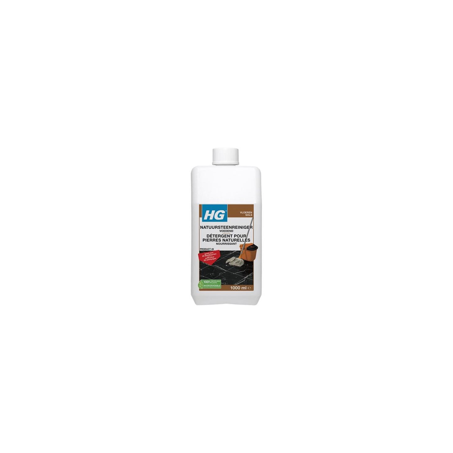 Hg Natursteinreiniger pflegend 1l