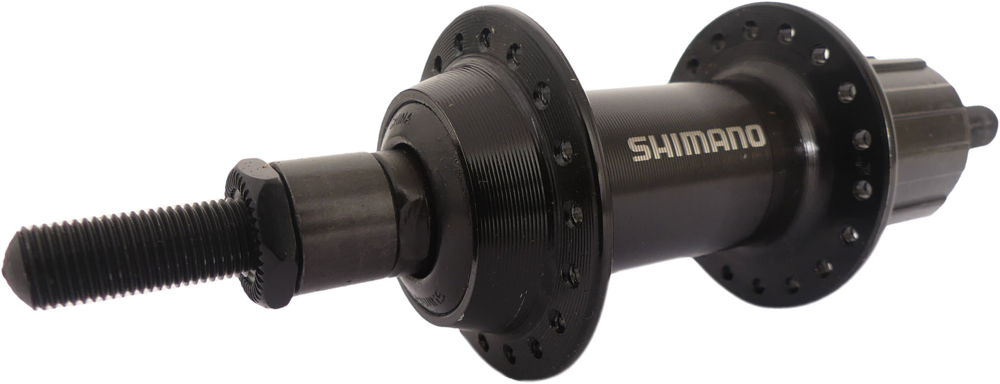 Shimano nach Hub 7-Geschwindigkeit FH-Ty500 36 Löcher feste Achse Schwarz