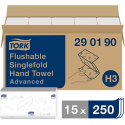 Damenbinden Tork H3 Advanced 23x23cm weiß 15x250 Blatt