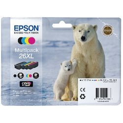 Tintenpatrone Multipack Epson T263640 Schwarz, Cyan, Magenta, Gelb