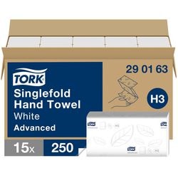 Gefaltete Handtücher Tork Advanced V-Faltung 2-lagig