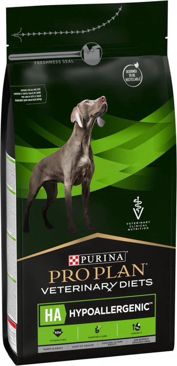Purina Karma Dla PSA Pro Plan Veterinärdiäten Hunde ha hypoallergen 1,3 kg