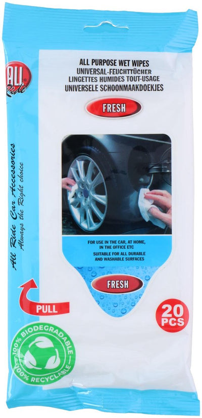 All Ride – Allzweckreiniger wischt frisch – Reinigungstuch – Kunststoff