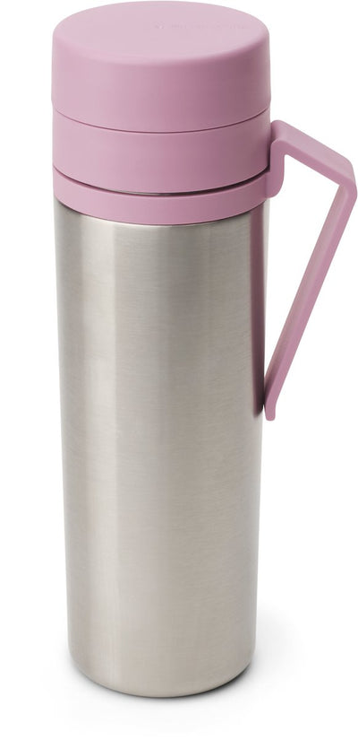 Brabantia Make Take Thermoskanne – Kaffeetasse zum Mitnehmen – 500 ml – Fliederrosa