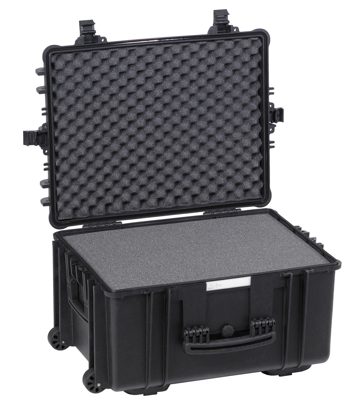 Explorer -Fälle 5833 Koffer schwarz mit Picking -Schaum