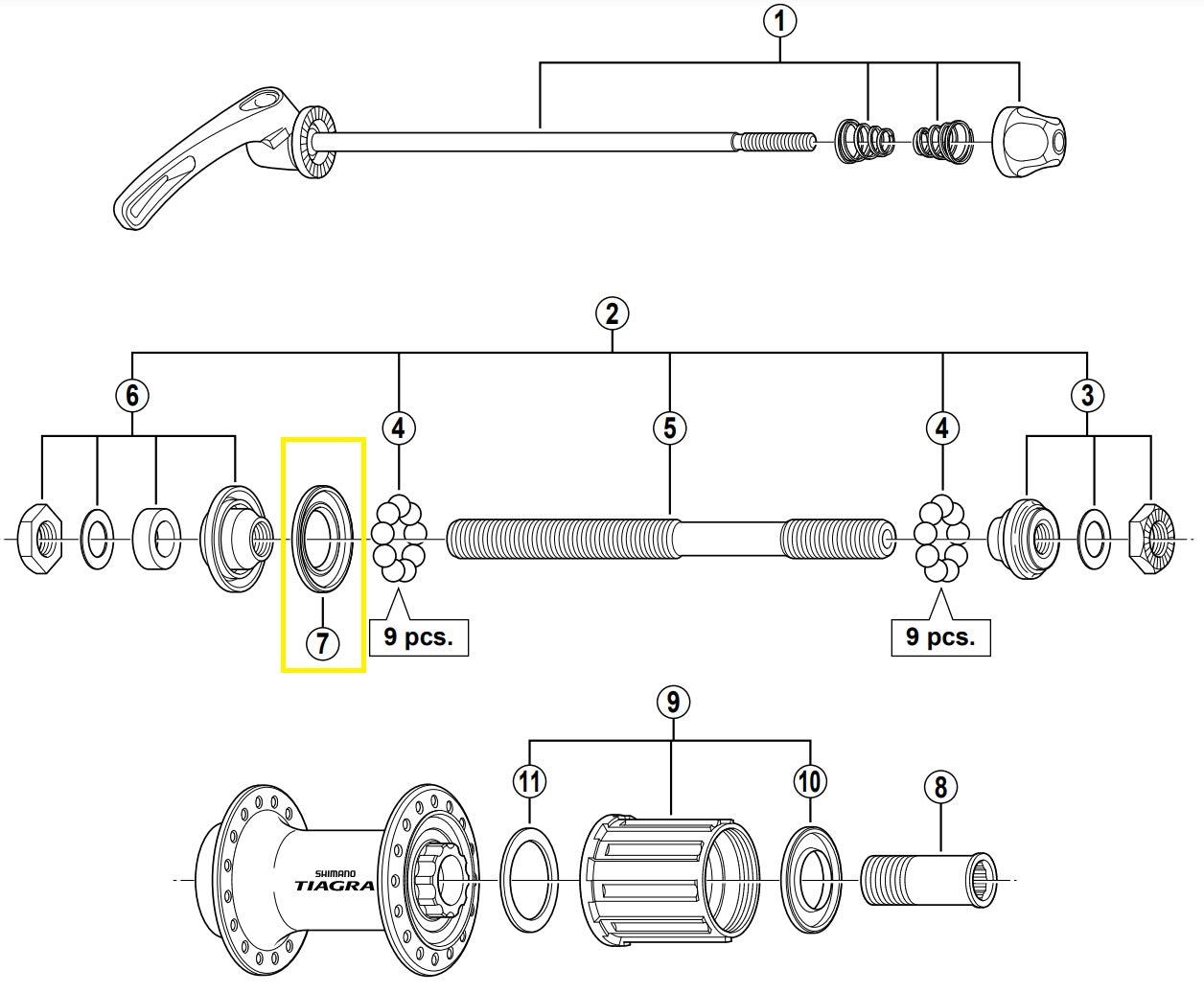 Shimano Stoffhaube links FH-4500