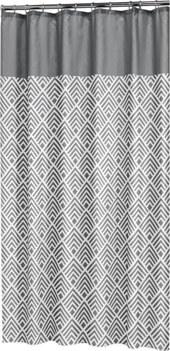Sealskin Angoli – Duschvorhang 180 x 200 cm – Polyester – Grau