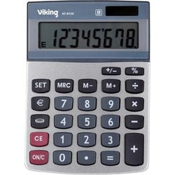 Rechner Bürodepot AT-812e, graues Metall, Kunststoff