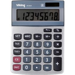 Rechner OD AT-812t Kunststoff Metall 143,5x102,5x30,5mm grau silber