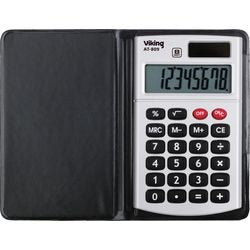 Taschenrechner AT-809 Bürodepot Kunststoff 99x60x11mm Silber