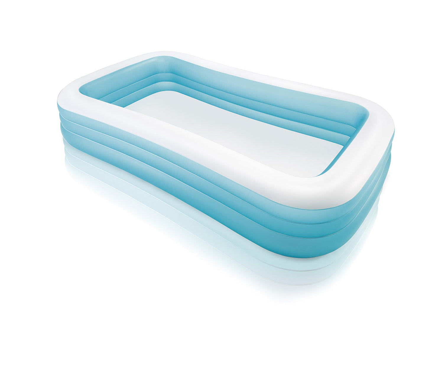Intex aufblasbare Schwimmbadfamilienpool Blau