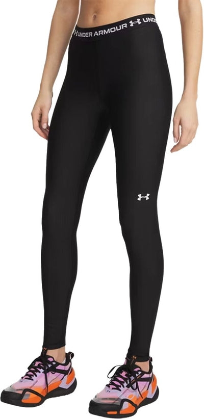 Under Armour Heatgear Leggings-Blk Damen-Sportleggings – Ultimate Black – Weiß