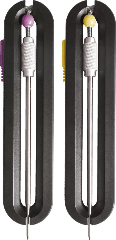 Boretti – BBQ-Thermometersonden (gelb und lila) – Erweiterungsset bba87