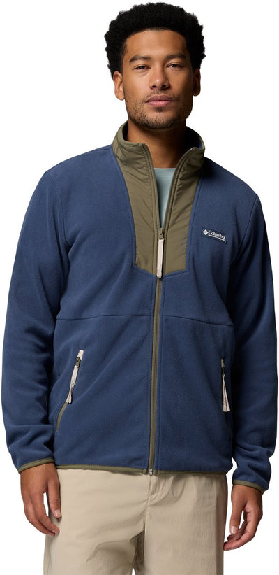 Columbia Sequoia Grove™ Fleece-Herrenpullover mit durchgehendem Reißverschluss – Dark Mountain, Stone Green