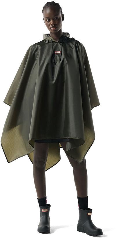 Hunter – packbarer Unisex-Poncho Kambaba Grün – Größe 1