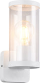 Rl lebe dein Licht Reality Bonito - Wandleuchte - weiß matt - exkl. 1x E27 4 W - Wandmontage - Außenbeleuchtung - IP44