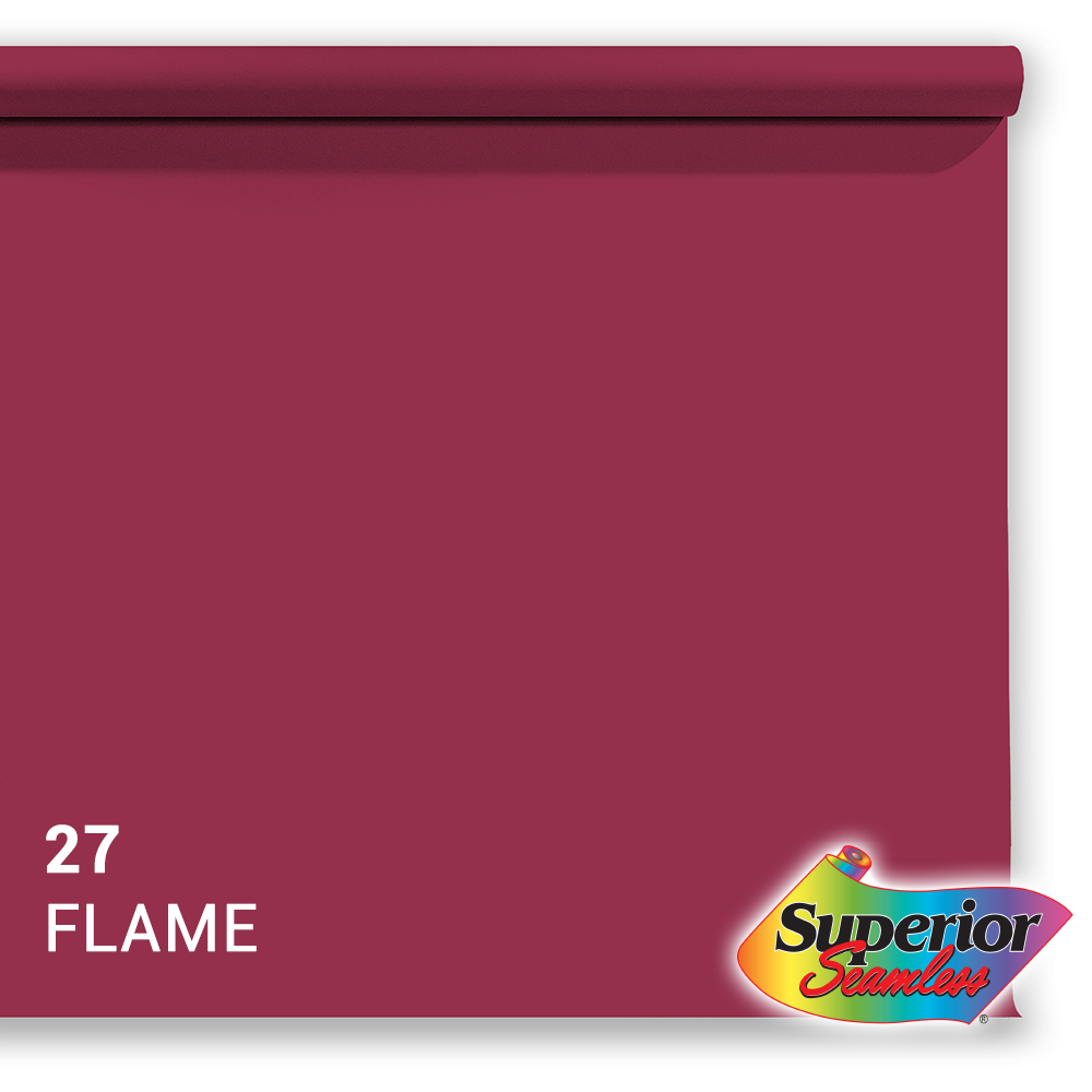 Vorgesetzter Hintergrundpapier 27 Flamme 1,35 x 11m