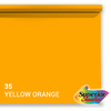 Überlegener Hintergrundpapier 35 Gelb-Orange 1,35 x 11 m