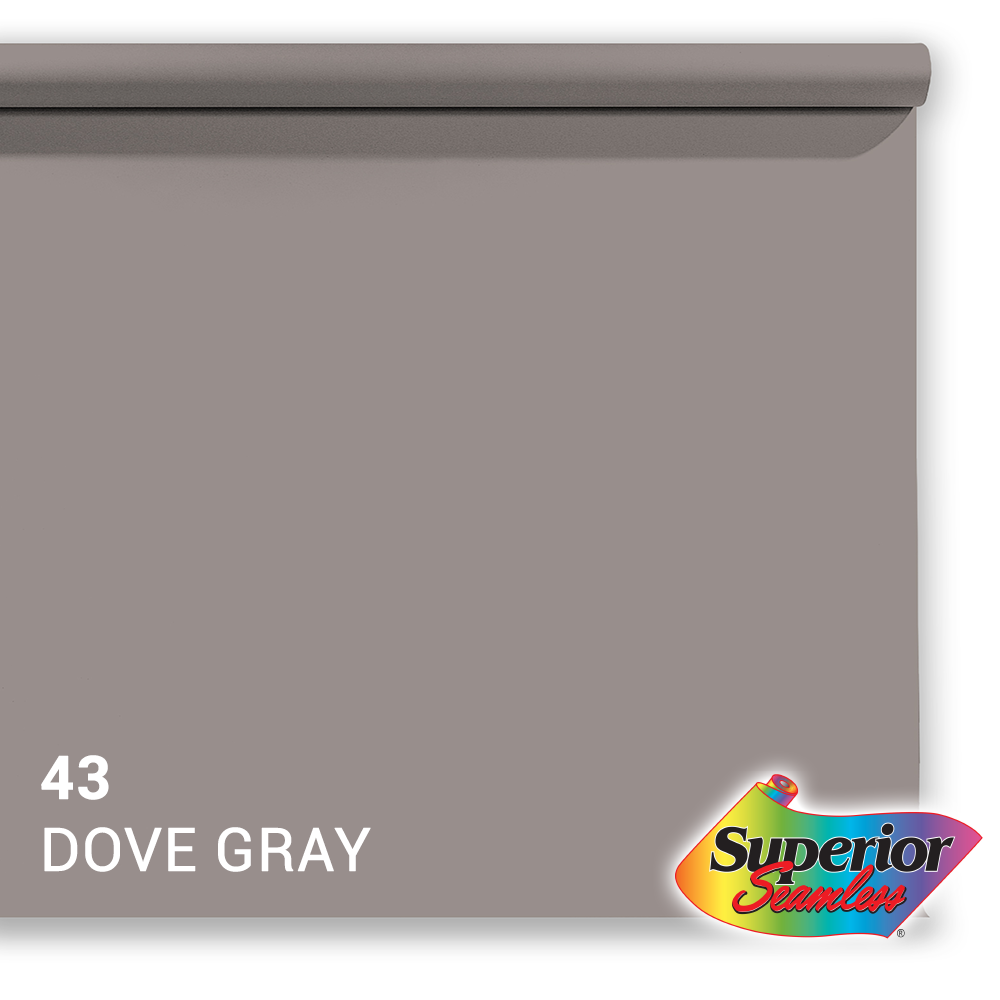 Überlegener Hintergrundpapier 43 Dove Grey 1,35 x 11m