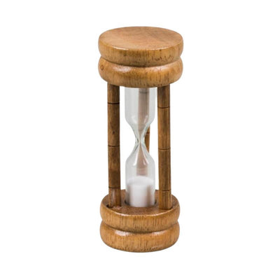 Metaltex Sanduhr 3 Minuten dunkles Holz
