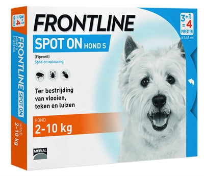 Frontline Hundespot auf klein
