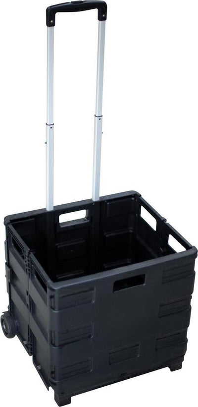 Pavo – Trolley – faltbar – belastbar bis 35 kg – schwarz – Kiste