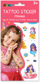Avenir Tattoo-Aufkleber – Prinzessin – 50 Stück – hält 3 bis 5 Tage – 3 Jahre