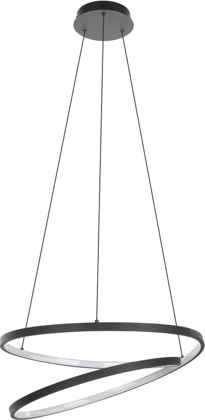 Eglo Ruotale Hängelampe - LED - ø 55 cm - Schwarz und Weiß