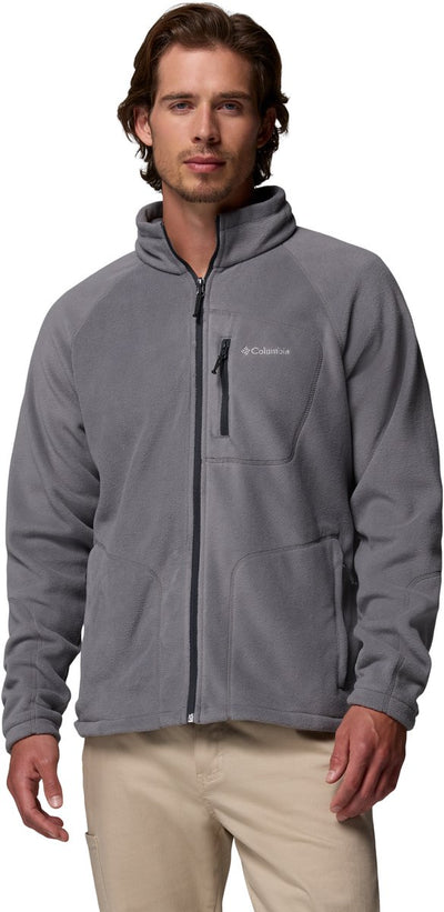Columbia Fast Trek II Jacke – Fleeceweste Herren Erwachsene – Verschluss und Taschen mit Reißverschluss – Outdoor-Weste – Grau – Größe XL