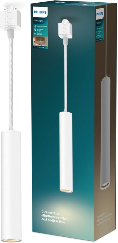 Philips LED Philips EasyLink Paxie – Hängelampe – GU10-Fassung – maximale Wattzahl: 7 W – Weiß – Schienenbeleuchtung