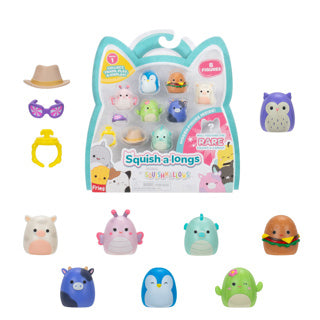 Squishalongs 8 Pak Assorti