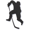 Creativ Firmenetikett, Eishockeyspieler, Größe 54x64 mm, schwarz, 10 Stück 1 Box