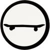 Creativ Firmenetikett, Skateboard, D 25 mm, weiß schwarz, 20 Stück 1 Box