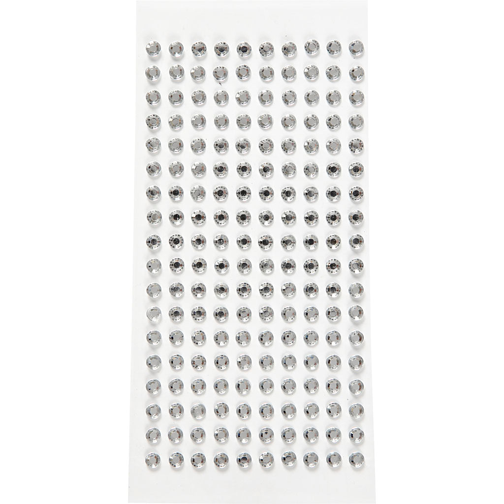 Vivi Gade Strasssteine, D 5 mm, Silber, 144 Stück 1 Box