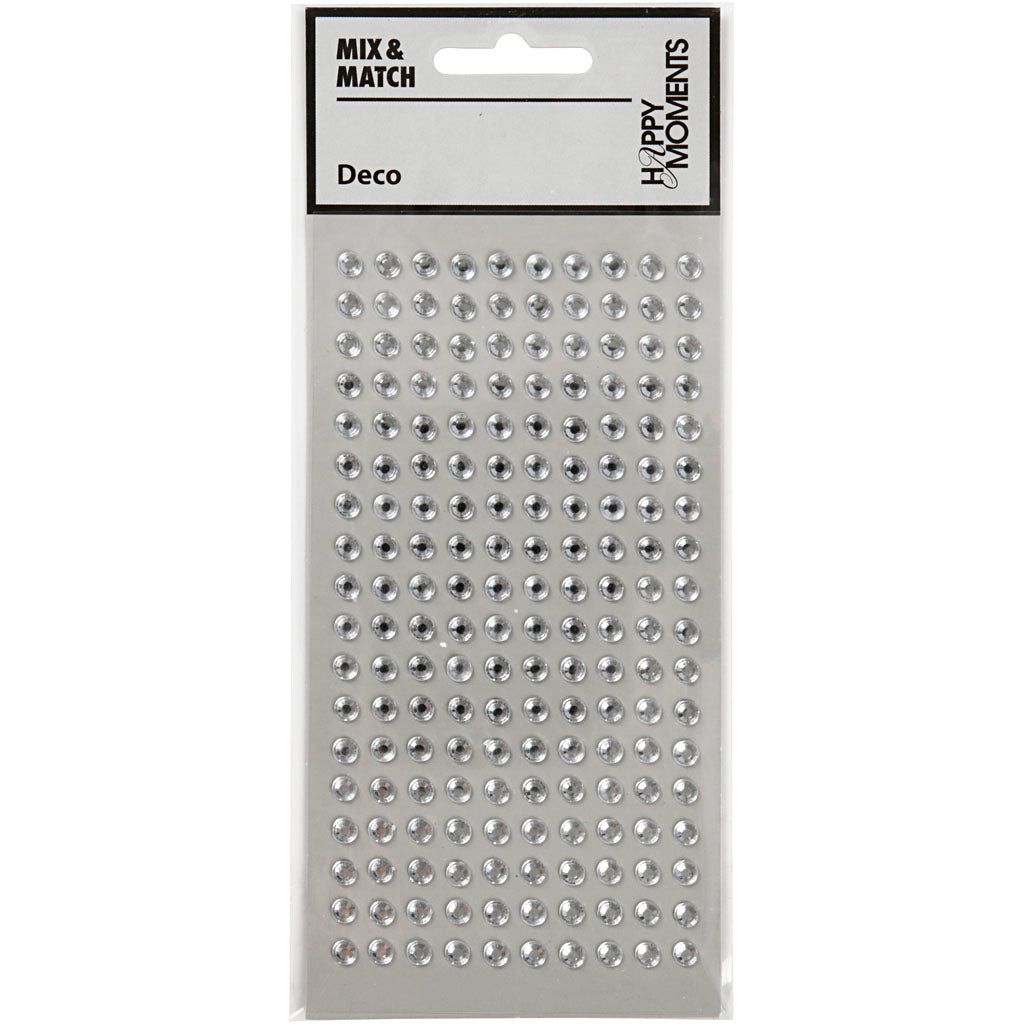 Vivi Gade Strasssteine, D 5 mm, Silber, 144 Stück 1 Box