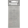 Creativ Company Strasssteine, Größe 35x25 mm, Silber, 11 Stück, 1 Box