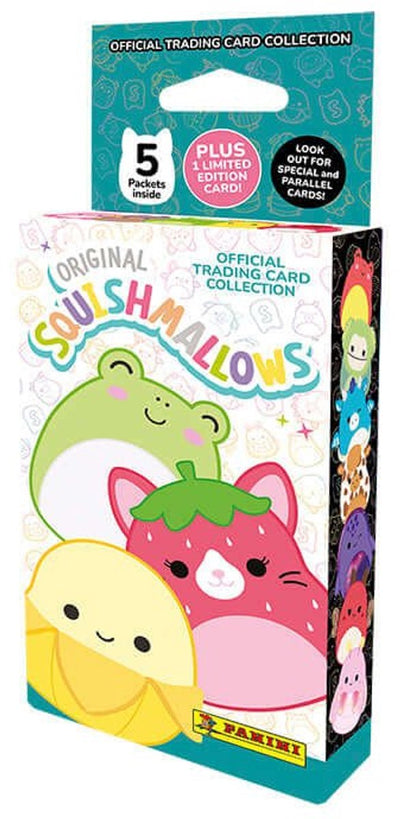 Panini – Squishmallows-Sammelkarten – Ökoblister – 5 Packungen