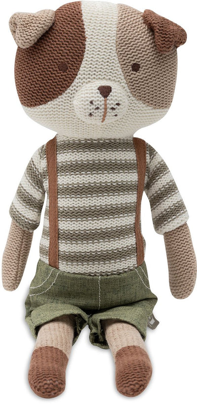 Jollein Kuscheltier - 40x15cm - Hund - Mick - Kuscheltierpuppe