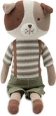 Jollein Kuscheltier - 40x15cm - Hund - Mick - Kuscheltierpuppe