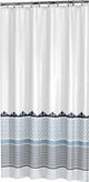 Dichtungsfäle Dichtungsfeuchen -Duschvorhang Marrakesch 180 cm Blau 235281324