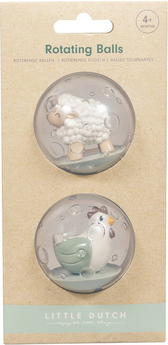 Kleine niederländische Farm rotierende Bälle, 2 Set von 2