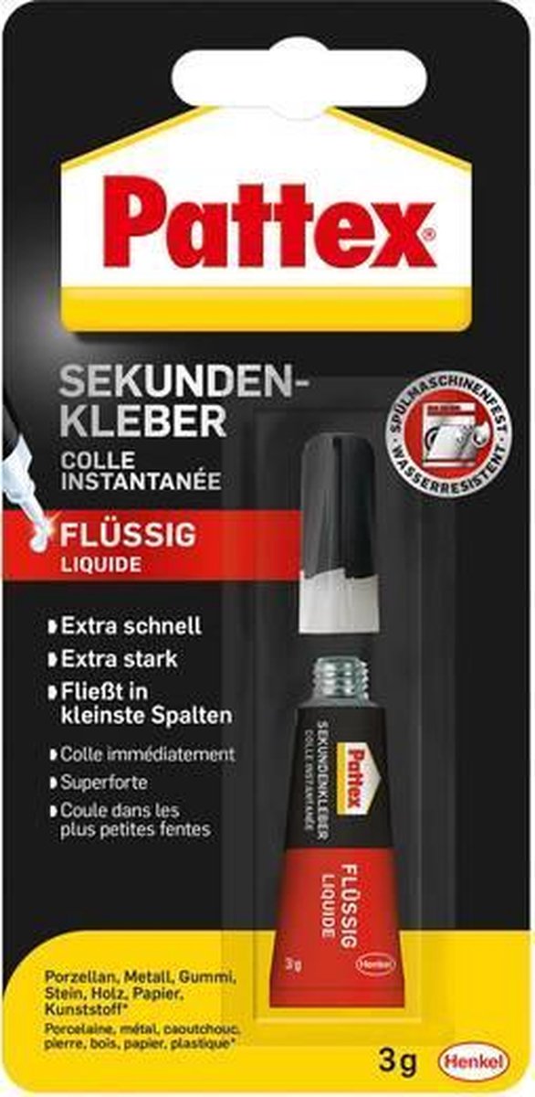 Sekundenkleber Classic Liquid Pattex 3 g