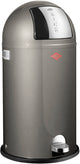 Wesco Kickboy Mülleimer | Treteimer | 40 Liter | Metall - Graphit | Abfallbehälter - hergestellt in Deutschland