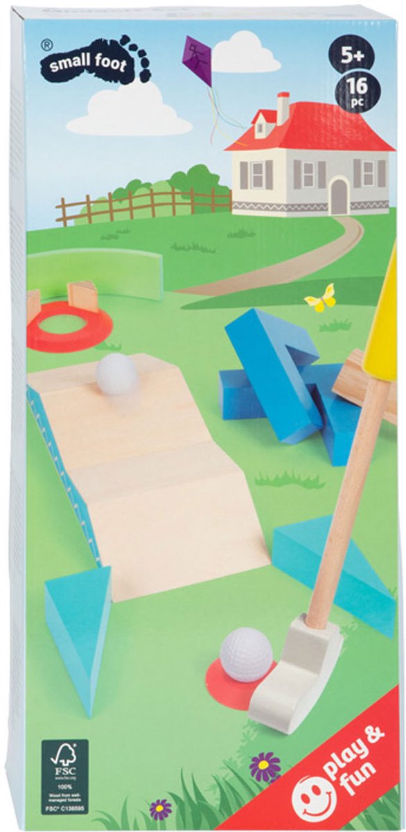 Kleiner Fußhölzer Minigolf, 20dlg.