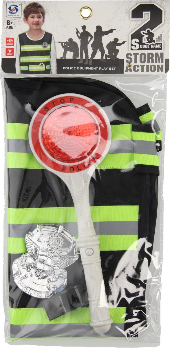 Polizei mit Stopboard Fluit, 3DLG.